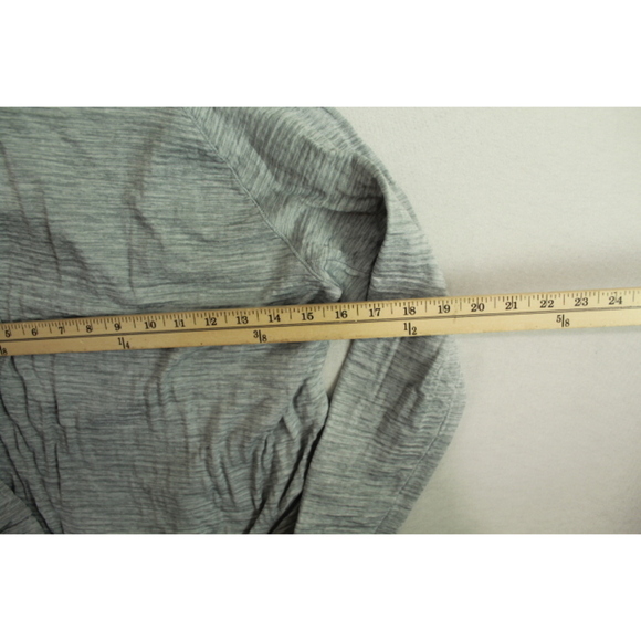 Nike Dri Fit Men Gray Sweater Mock Neck Zipper Broke Size Small - Picture 5 of 7